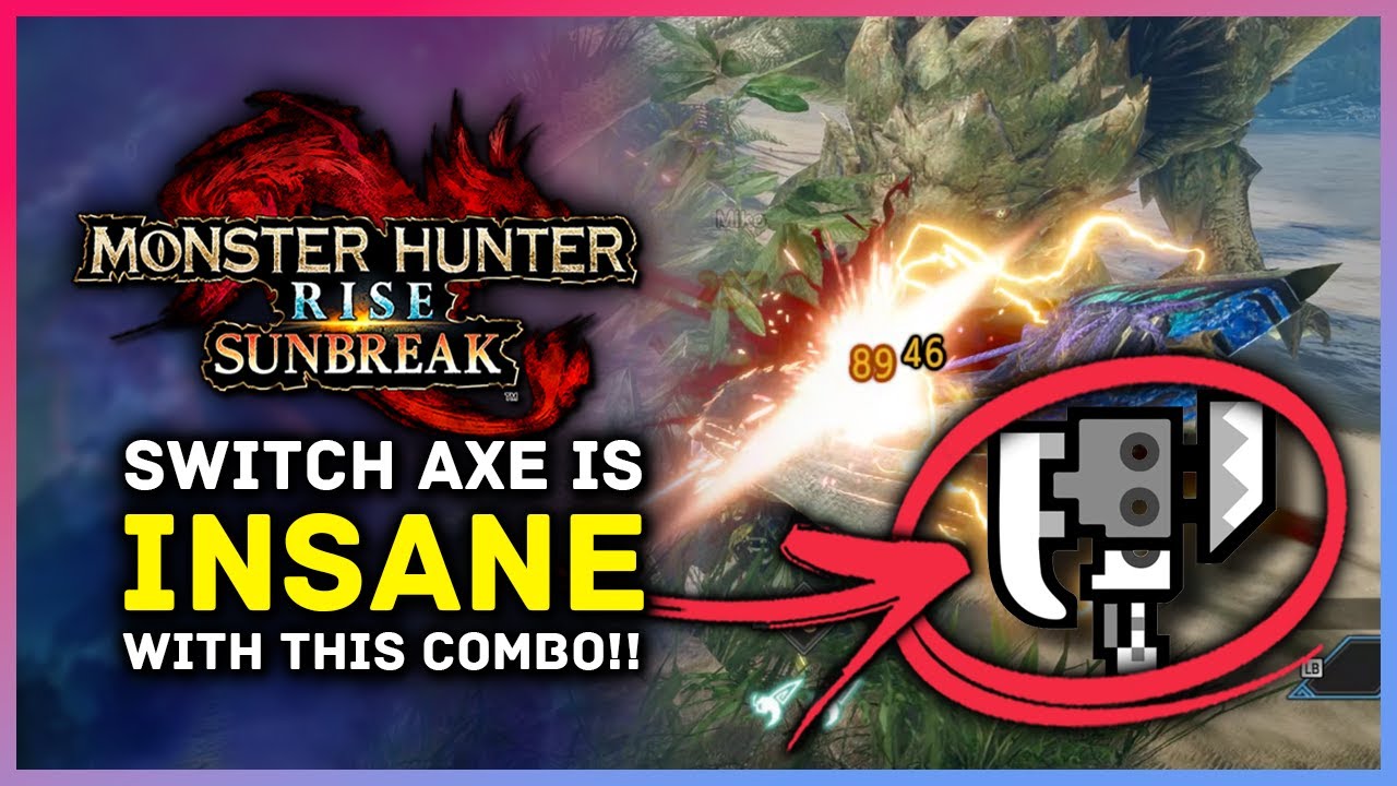 Monster Hunter Rise Sunbreak - Switch Axe Is INSANE With This COMBO!