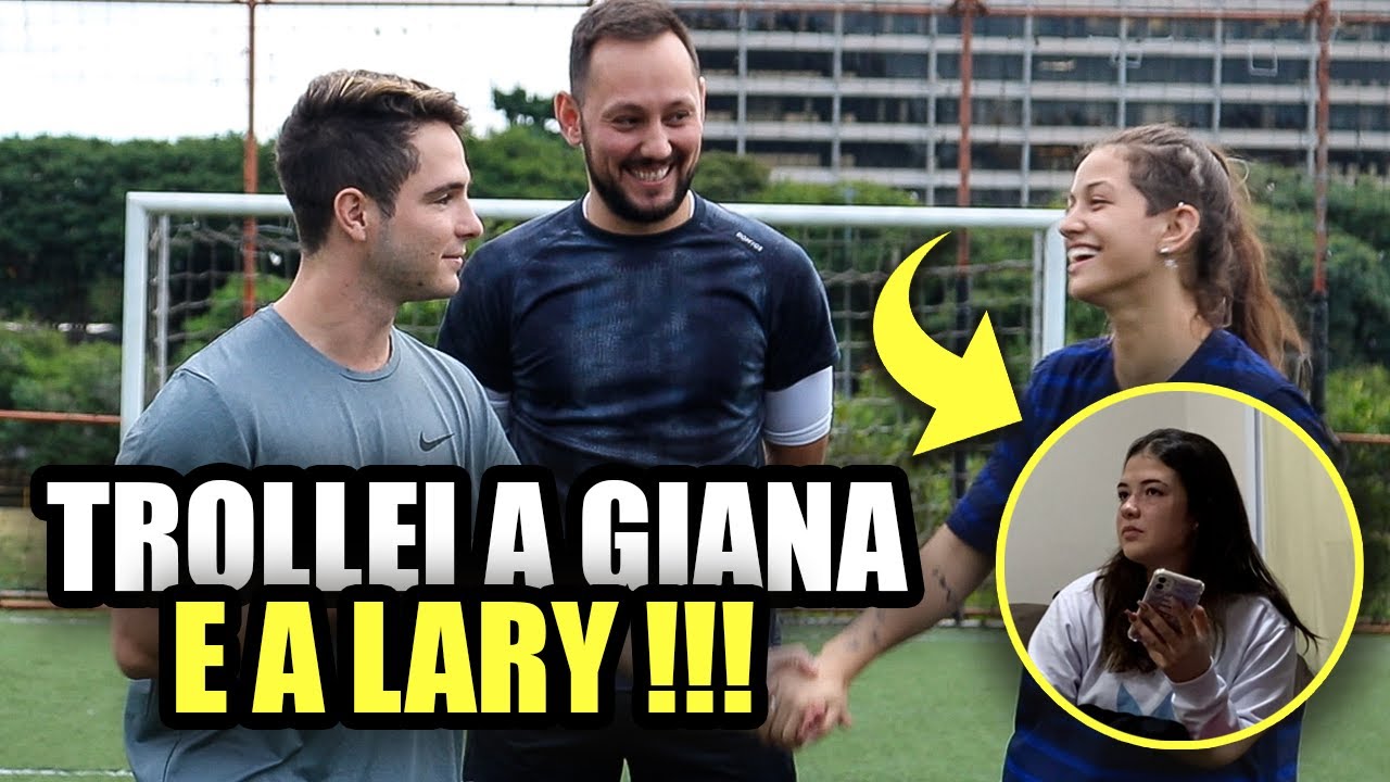 TROLLEI A GIANA E A LARY COM ÁUDIO DE OUTRA / Desafio de Futebol