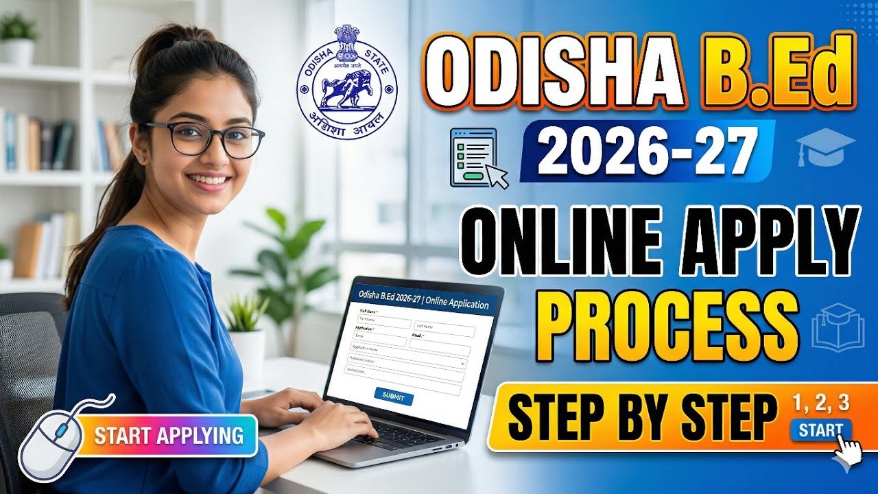 B.Ed Exam Apply Process 2026/Odisha 2yr B.Ed Step By Step Online Apply Process/B.Ed Exam 2026