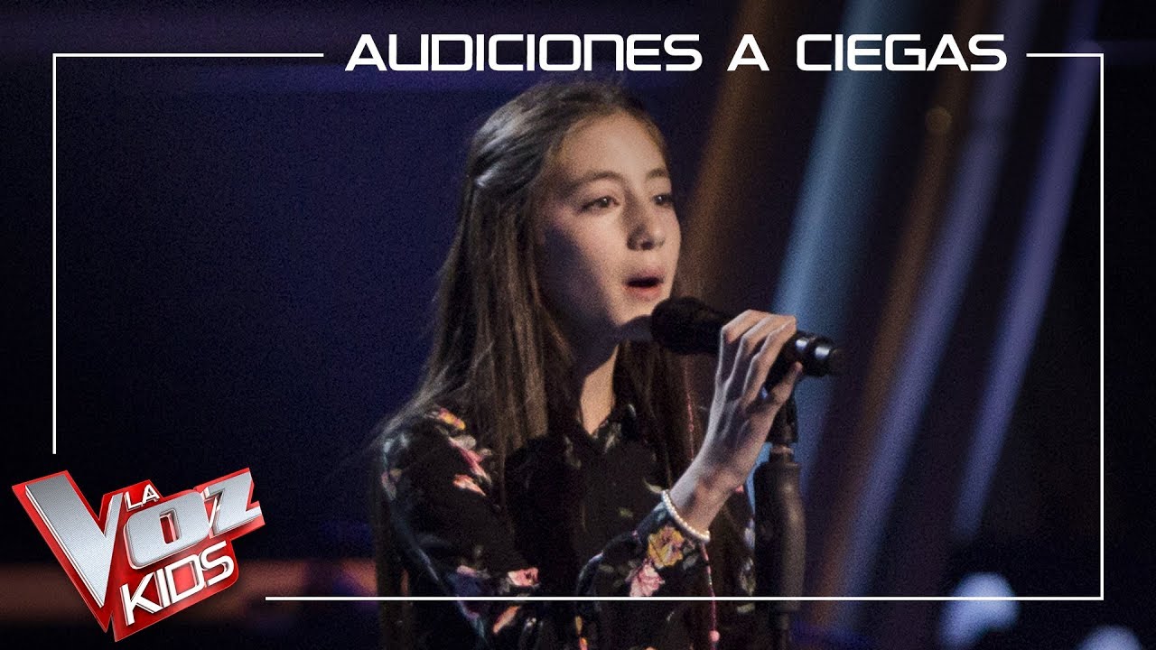 Daniela Sánchez canta 'Los gatos no ladran' | Audiciones a ciegas | La Voz Kids Antena 3 2019