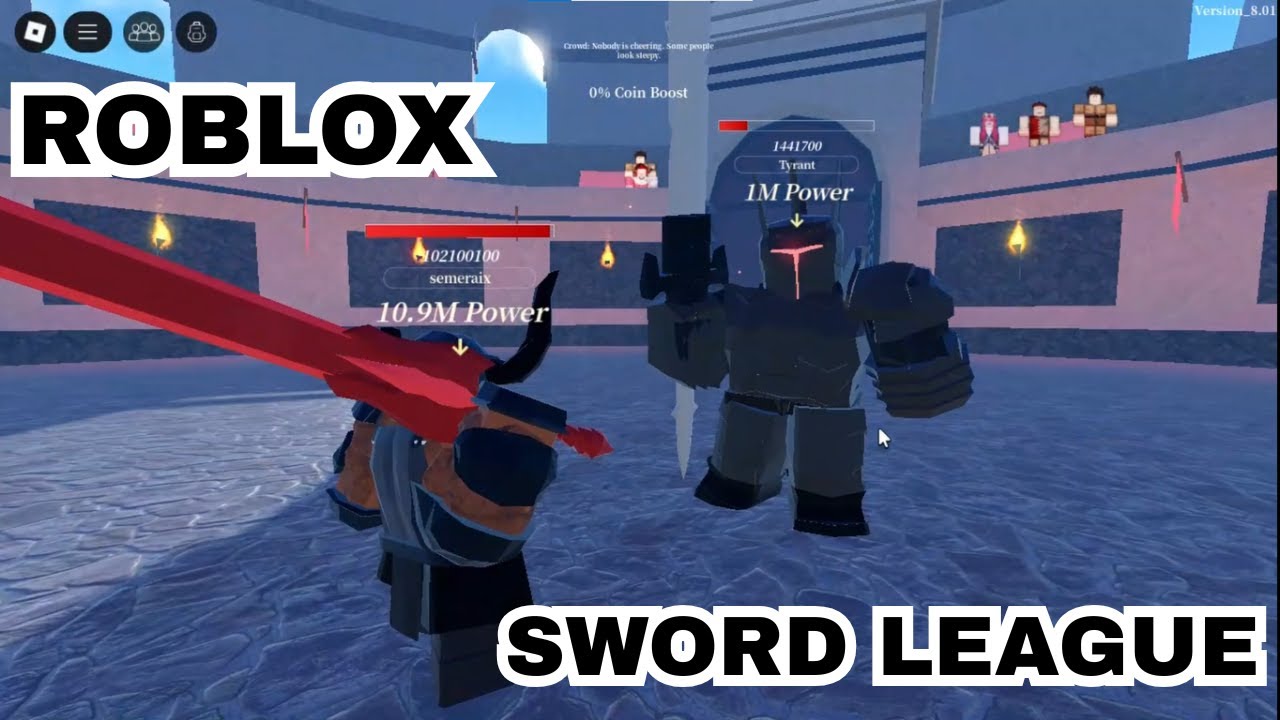 Completing the second Island in Sword League (ROBLOX)