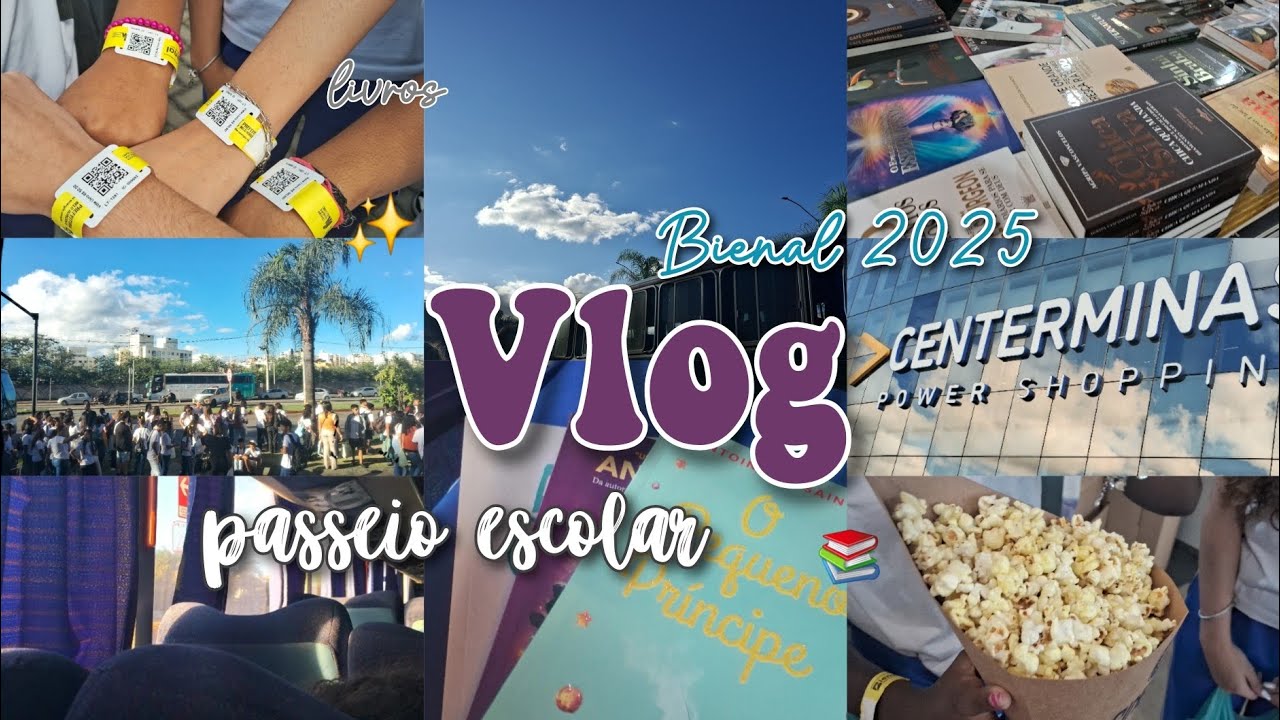 Vlog: Passeio escolar 📚 | Bienal 2025