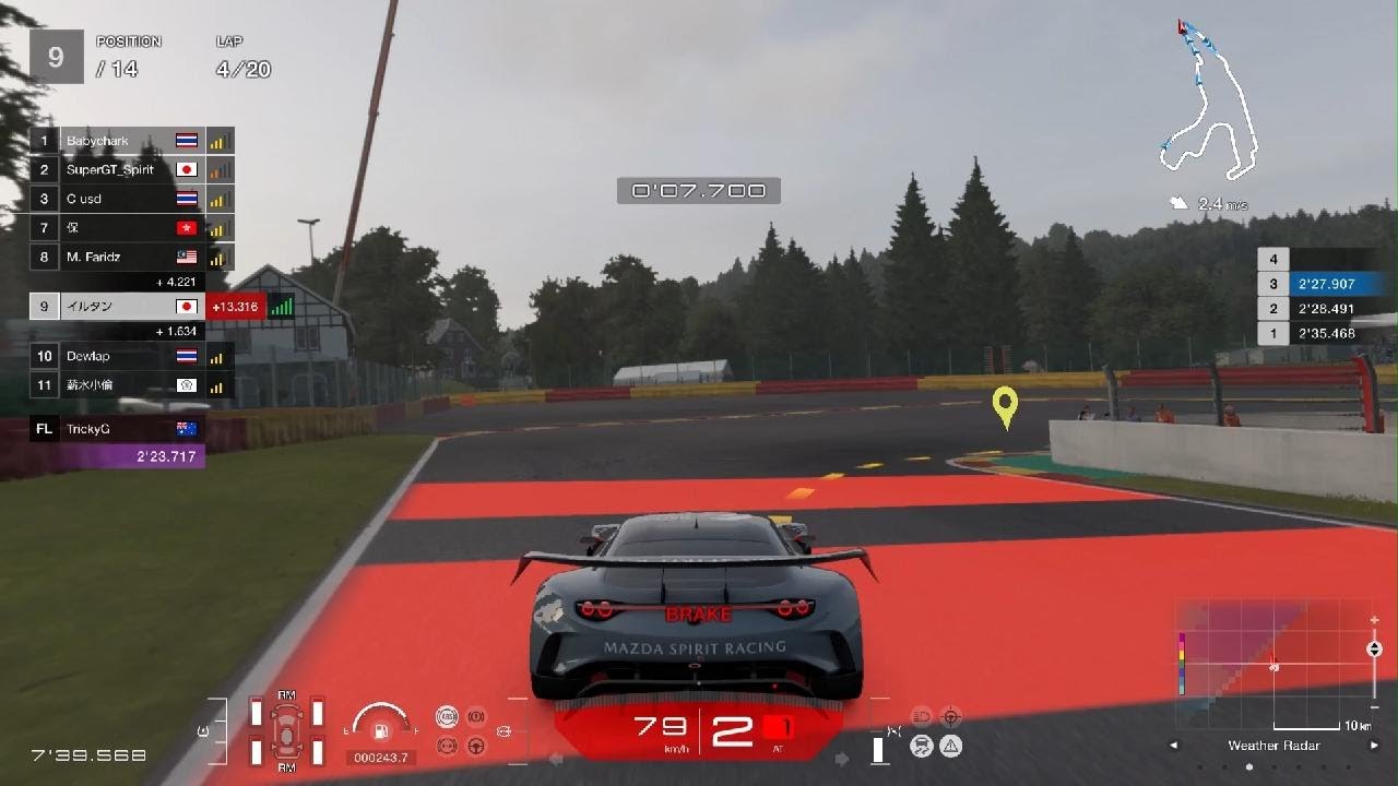 グランツーリスモ 7_マニュファクチャラーズ最終便0時スタート　雨が降ったので1時間以上掛かったので最初が途切れました····m(._.)m