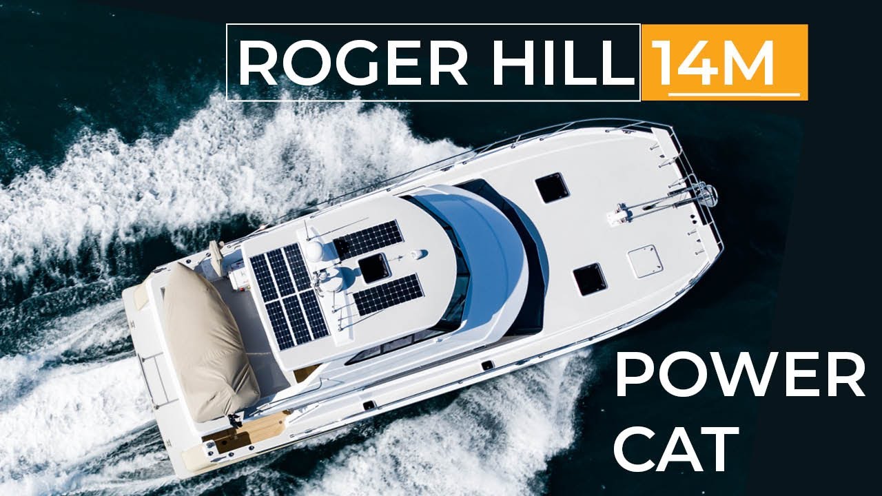 Roger Hill 14m Power Catamaran   Built by Noosa Marine