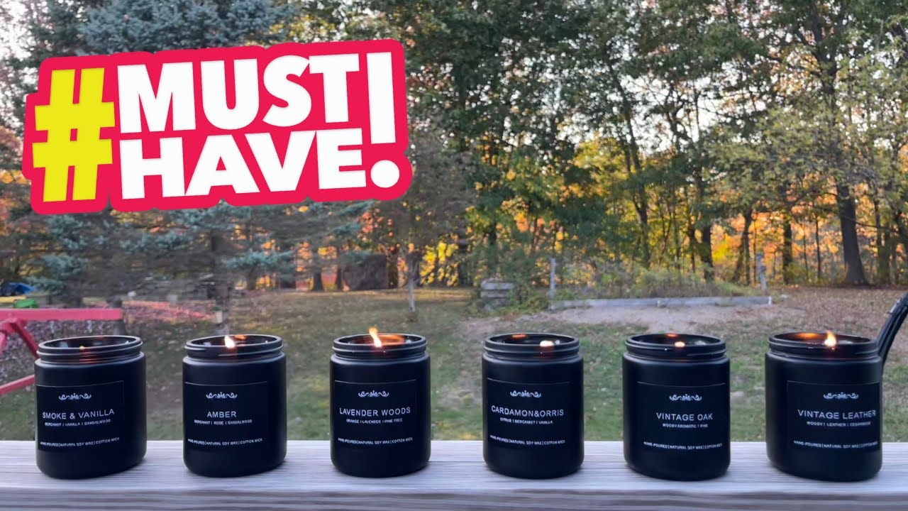 Упаковка из 6 свечей по 42 унции с мужским ароматом для мужчин. Время горения 300 часов. Стойкий ...