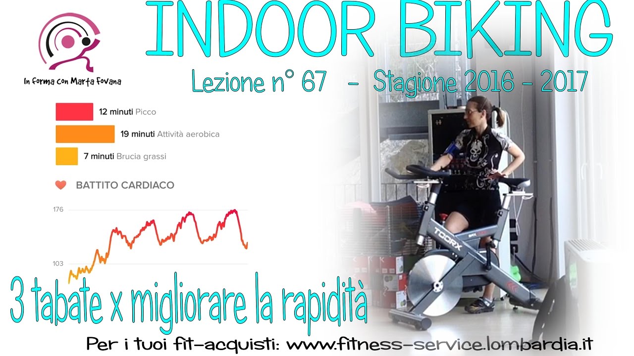 67 Indoor Biking con Marta Fovana migliorare la rapidità con il protocollo tabata