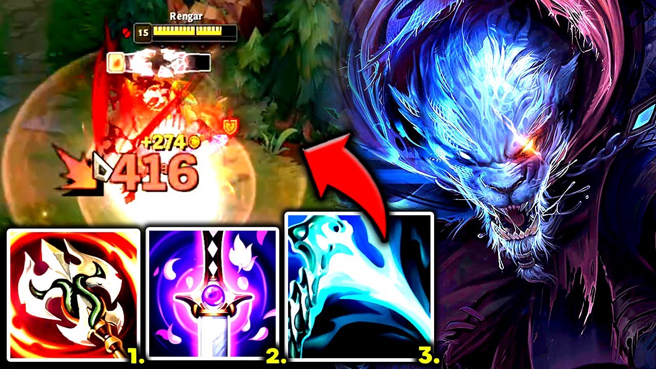 RENGAR TOP IS 100% UNFAIR TO PLAY AGAINST (RENGAR IS A BEAST) - S13 Rengar TOP Gameplay Guide