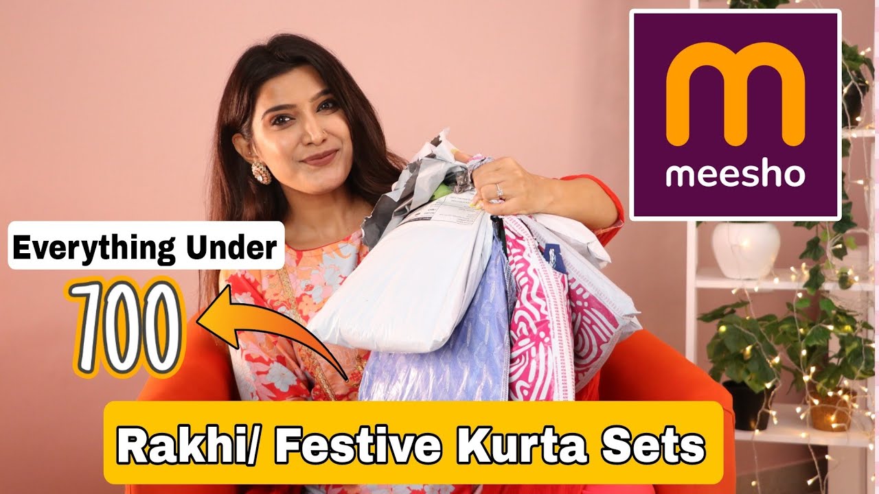 MEESHO (RAKHI Special) Kurta Sets Under 700 Rs. | Festive Kurta & Dupatta Sets | Super Style Tips