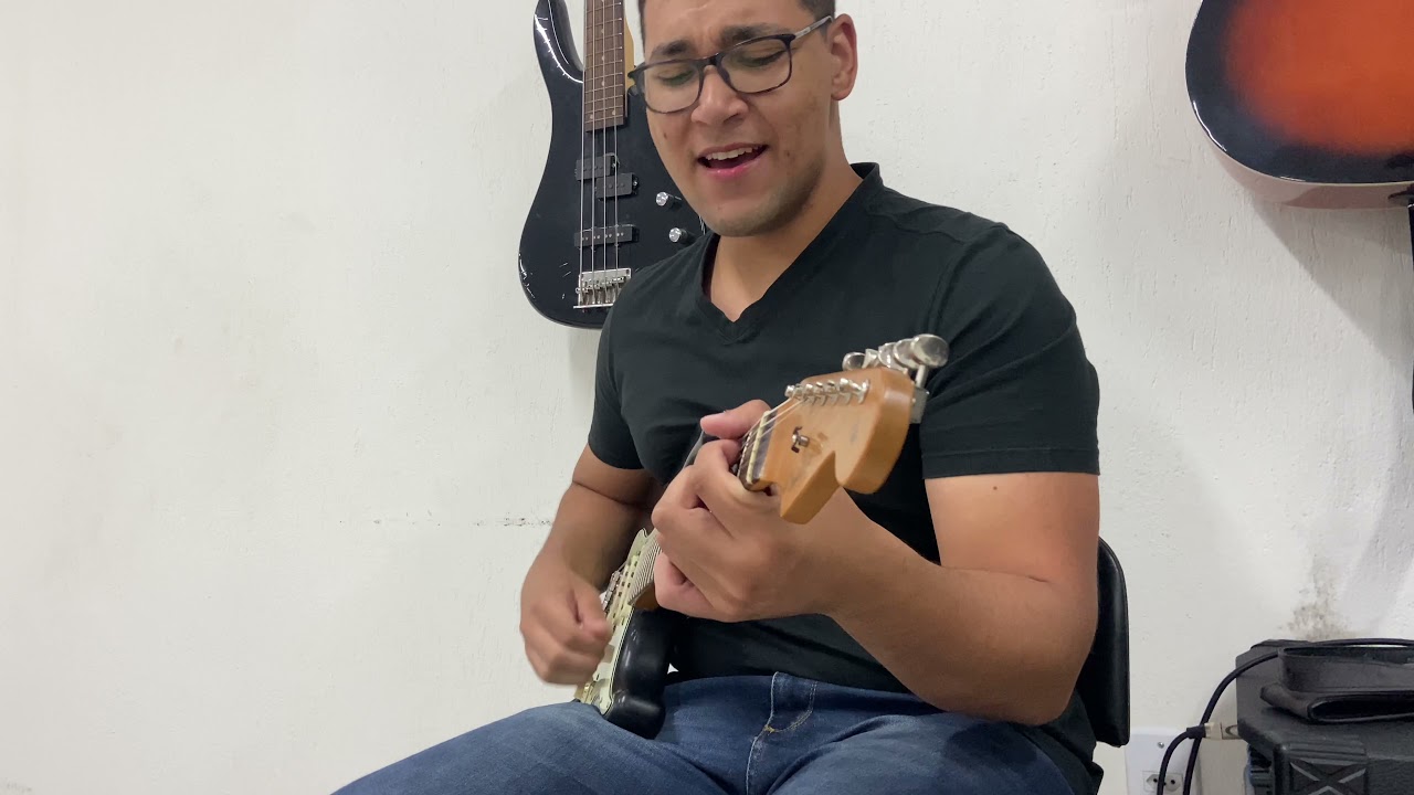 1ª do ano! “Toquei sozinho na igreja!” | Hino da Harpa 304 / Quão Grande é o meu Deus | Guitar Cam