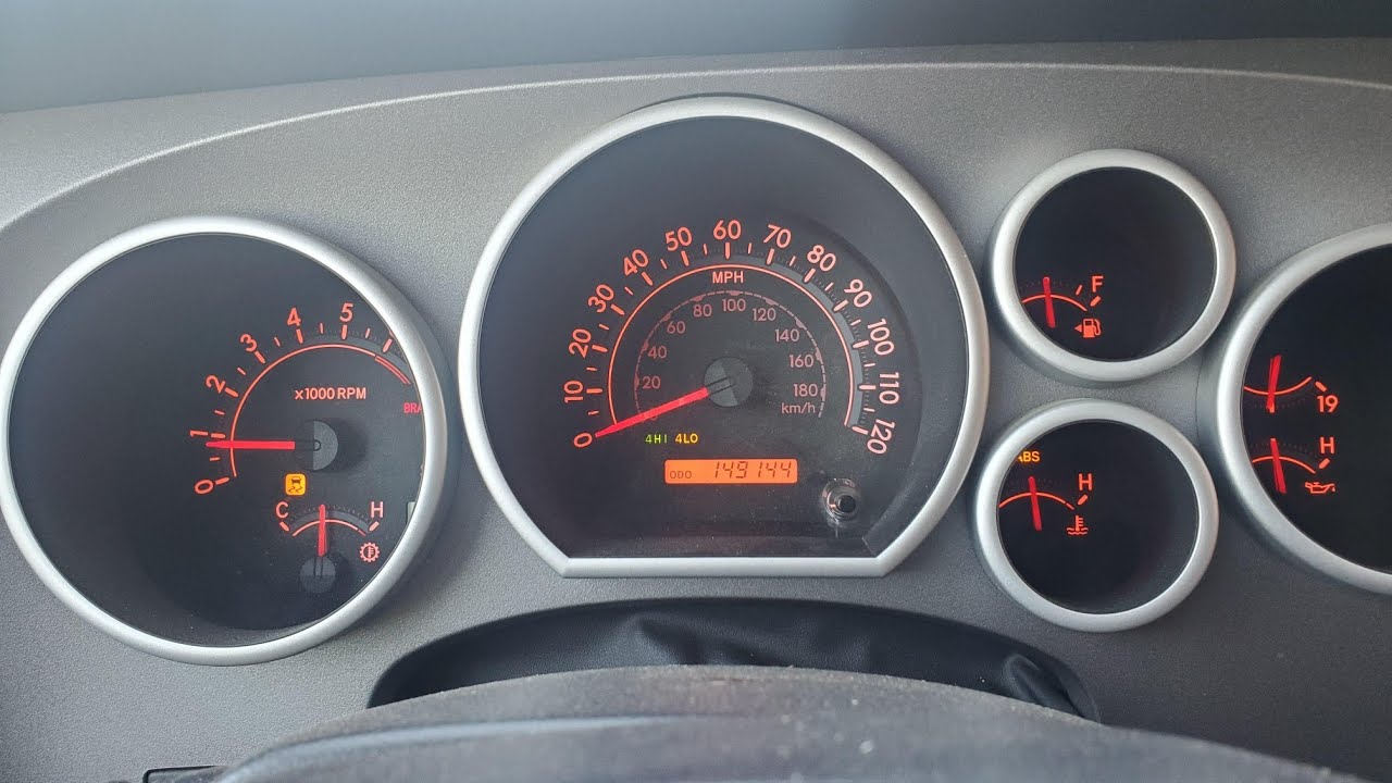 Исправление мигания 4HI 4LO на Toyota Tundra