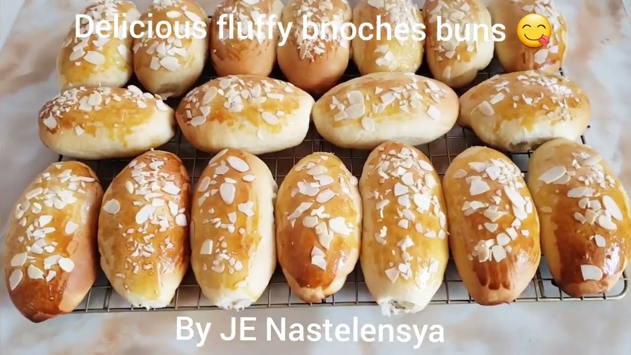 Home baked Soft Fluffy Brioche Buns