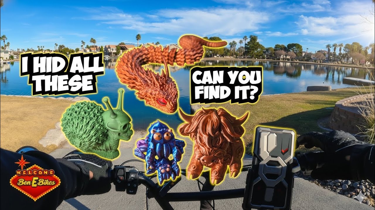 Exploring Las Vegas on my ebike & hiding some treasures