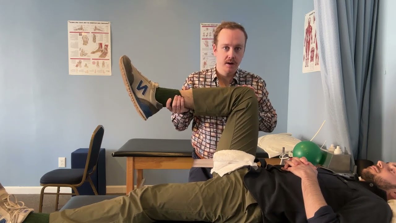 Mobilization with Belt   LATERAL HIP DISTRACTION
