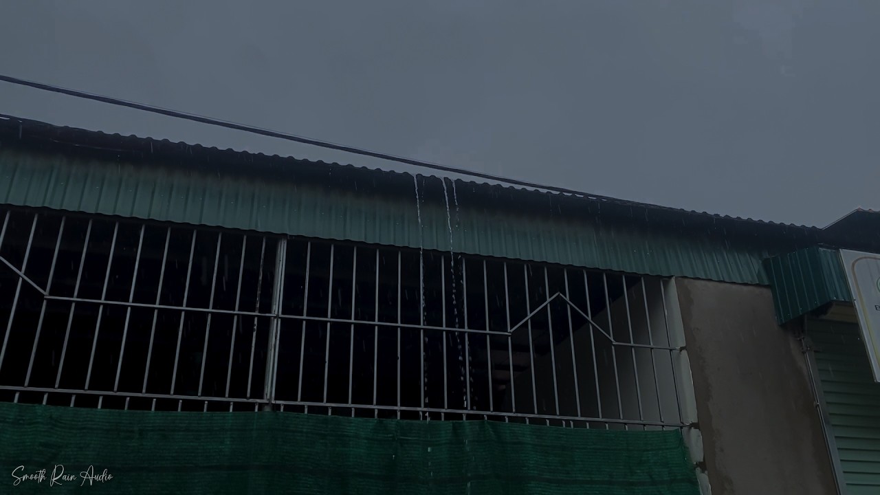 Deje de Pensar con Sonidos de Lluvia y Tormenta Eléctrica en el Techo ☔  Lluvia para Dormir