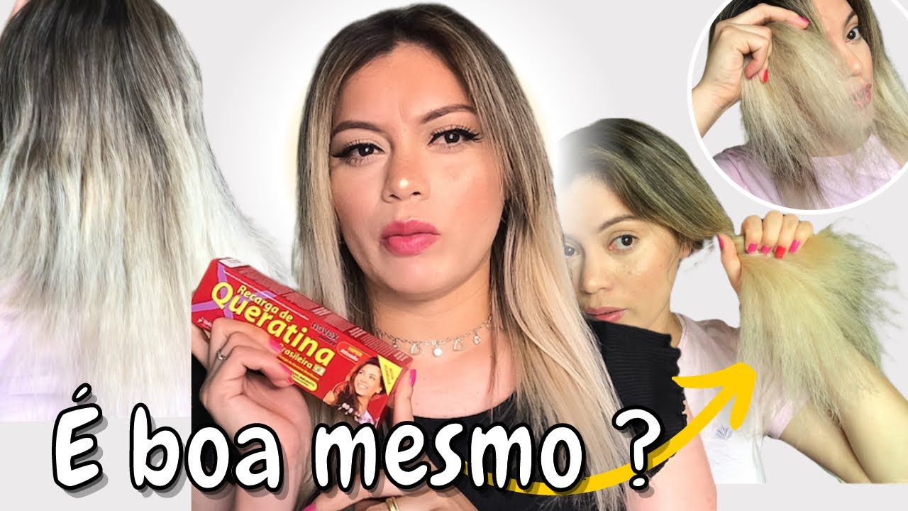 Testando recarga de queratina da Novex - Deu ruim 🥲#testandoproduto #cabelosdanificados
