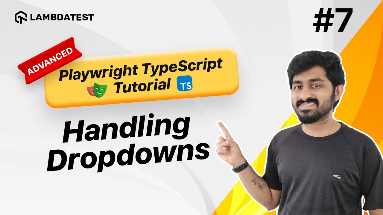 How to Handle Dropdowns in Playwright | Complete Guide (Static & Dynamic) | Part 7