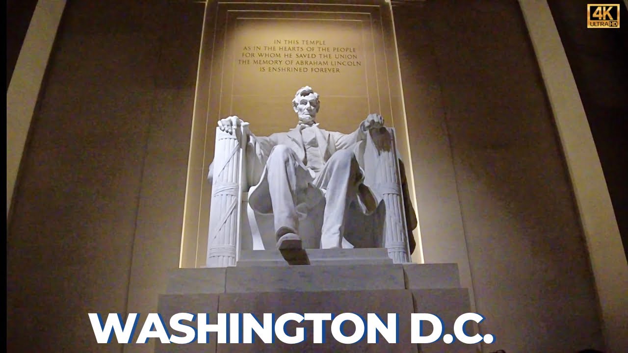Walking Tour of Washington D.C. Best Monuments and Memorials to see in one day 4K 🇺🇸