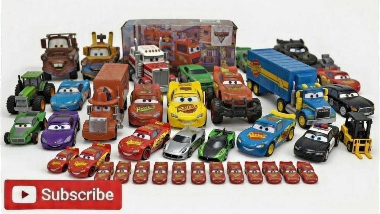 Disney Pixar Cars Unboxing Review ASMR| Lightning McQueen, Tow Mater, Doc Hudson, Sally, Cruz BEST