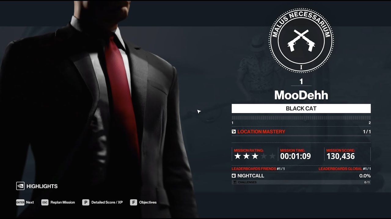 Hitman's Easiest Level in 1:09