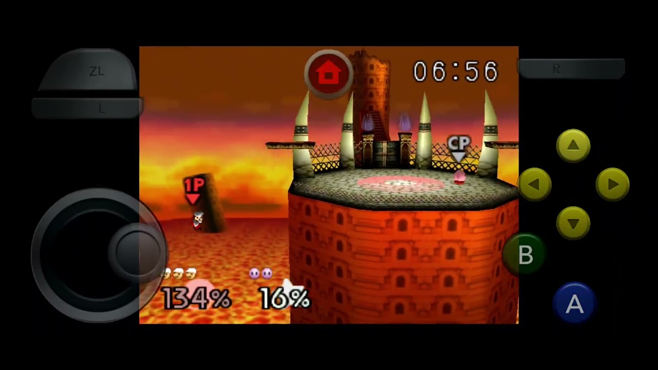 Mario vs la Máquina #15 ( Kirby ) Smash Remix64 pelota rosa 