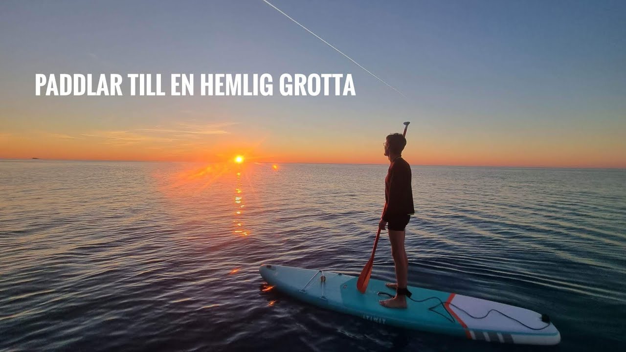 Paddlar till en hemlig grotta - Vanlife i Grekland