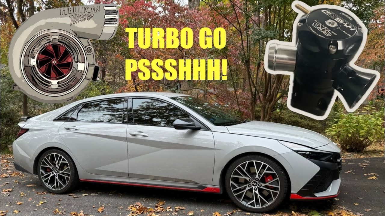 Zaw&oacute;r upustowy GFB Hyundai Elantra N! Go Fast Bits Hybrid BOV w sześciobiegowym Elantra N z 2023 ...