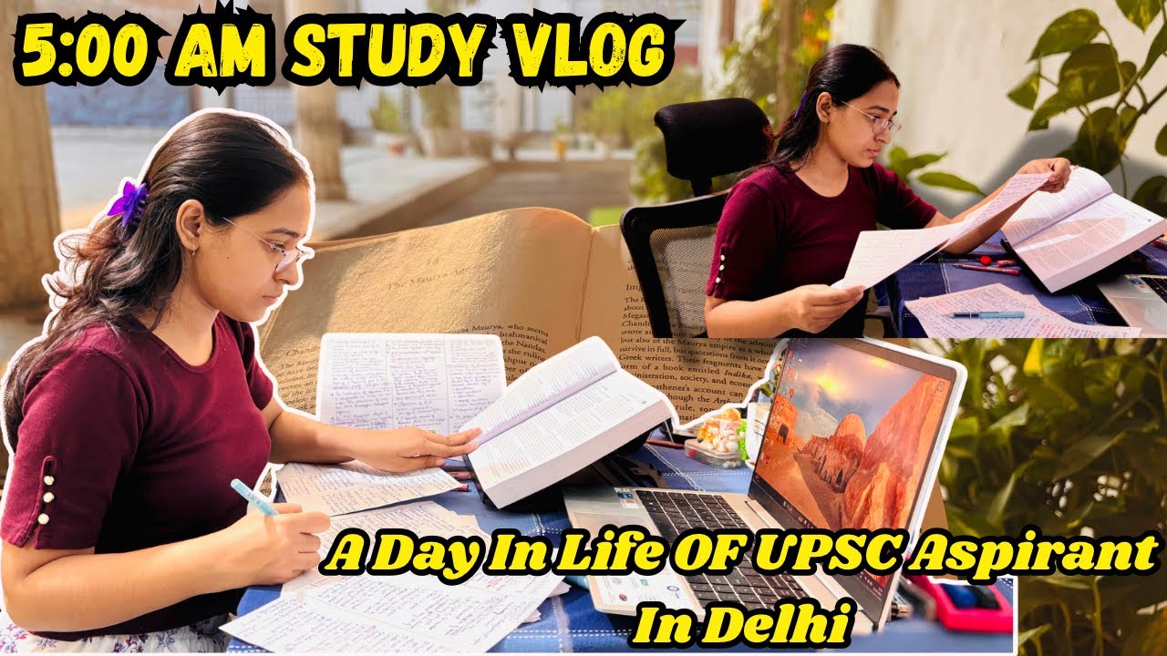 I Followed This UPSC Study Routine for a Day &mdash;And The Productivity Increased by 2X🔥STUDY VLOG 📚