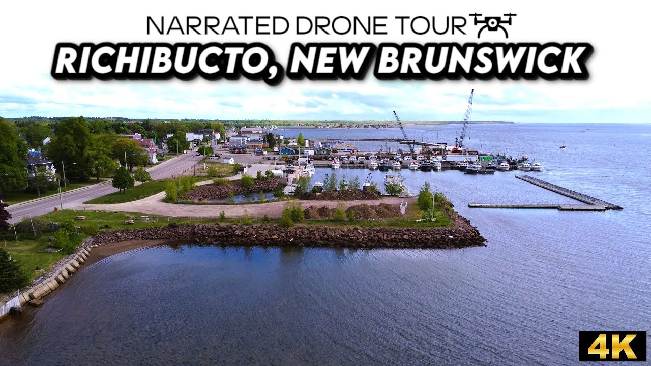 Discover Richibucto, New Brunswick in 4K! 🌊🏡 | Spectacular Drone Footage 🎥✨