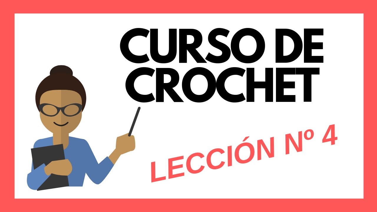 LECCION 4 Curso crochet: Punto medio alto o Media Vareta tutorial paso a paso para principiantes.💖