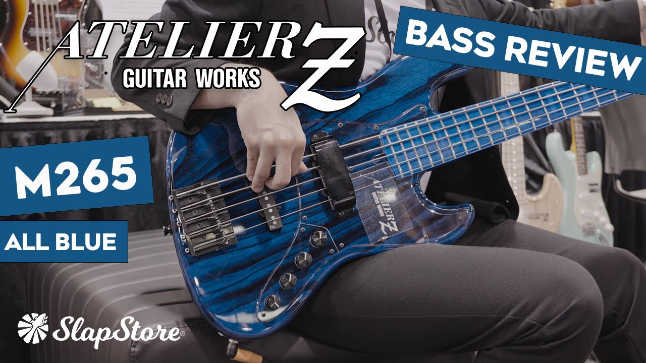 Bass Review: Atelier Z M265 All Blue NAMM Show 2024 (ft. @DavidVause)