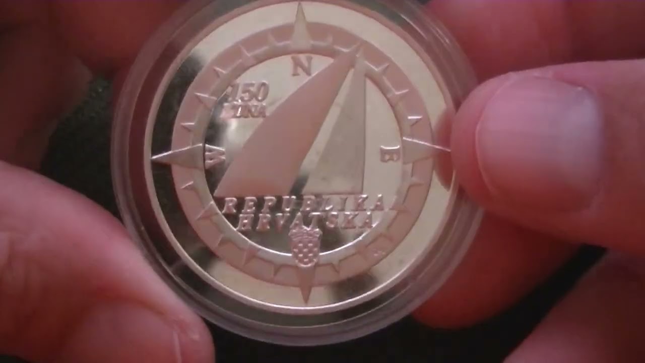 Coin Review - 150 Kuna, Croatia, Silver coin, Dubrovačka Karaka, Proof, 2007