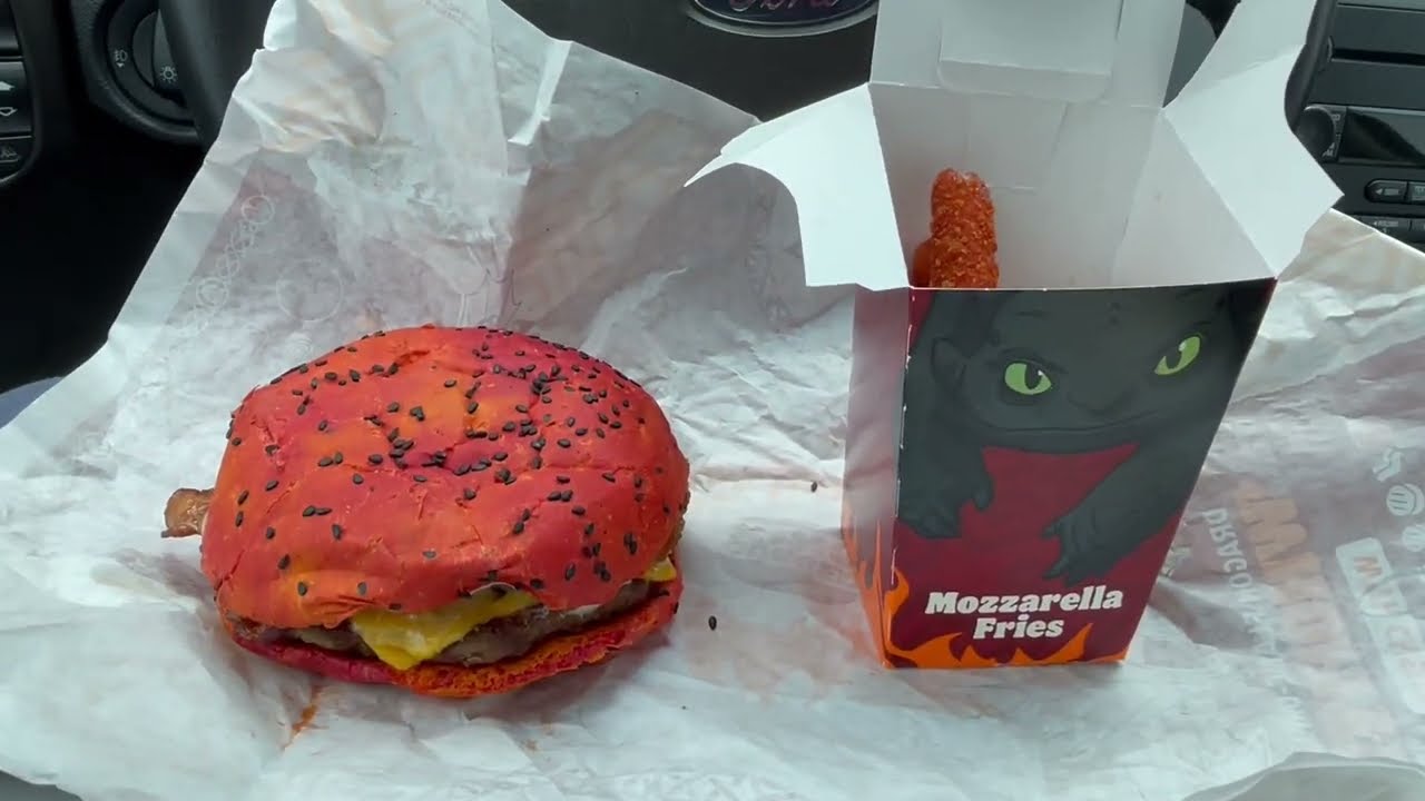 Jamie's Product Reviews/Burger King - Dragon Flame-Grilled Whopper & Fiery Dragon Mozzarella Fries