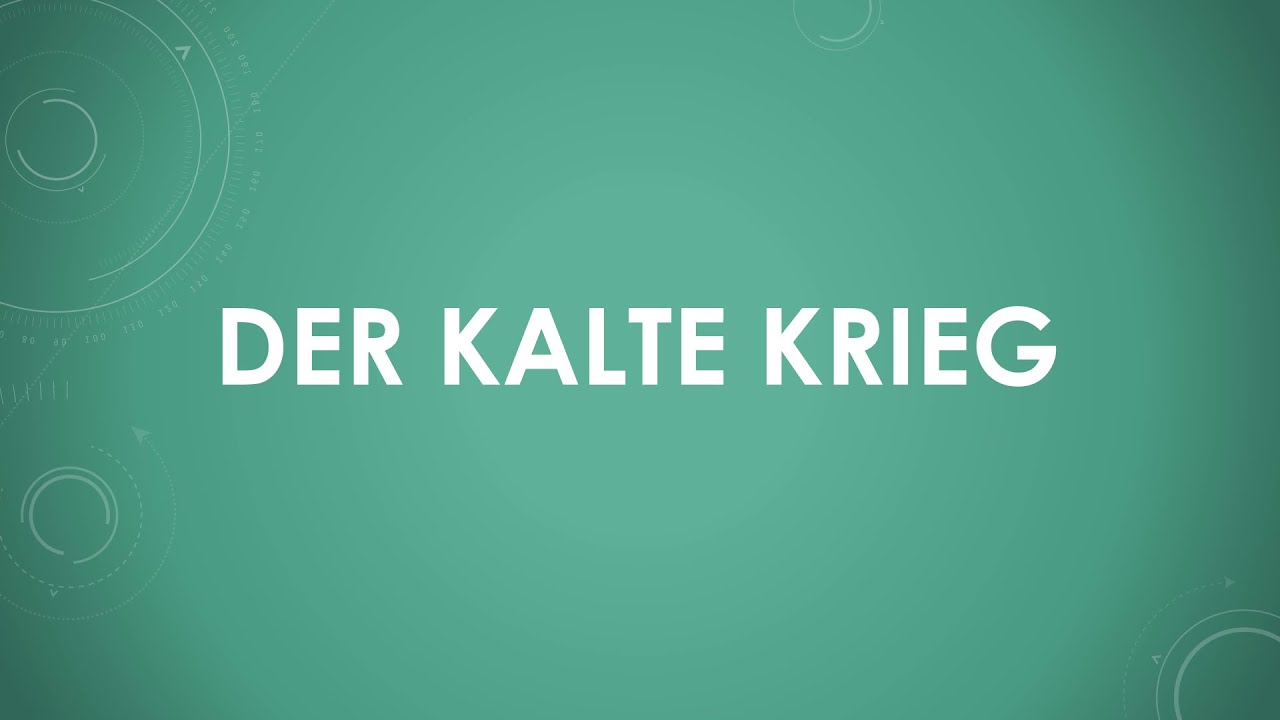 Geschichte: Der Kalte Krieg einfach und kurz erklärt