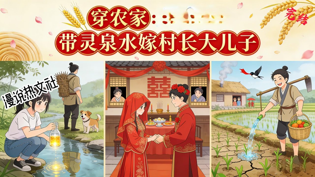 完结《穿农家：带灵泉水嫁村长大儿子》曲娇娇穿越了，一过去就面临为妾的处境。可谁知她的双胞胎姐姐曲双双直接替嫁，而把自己的好姻缘留给她。 　 　这下曲娇娇的心里那是一个温暖啊。#穿越#种田#古代言情