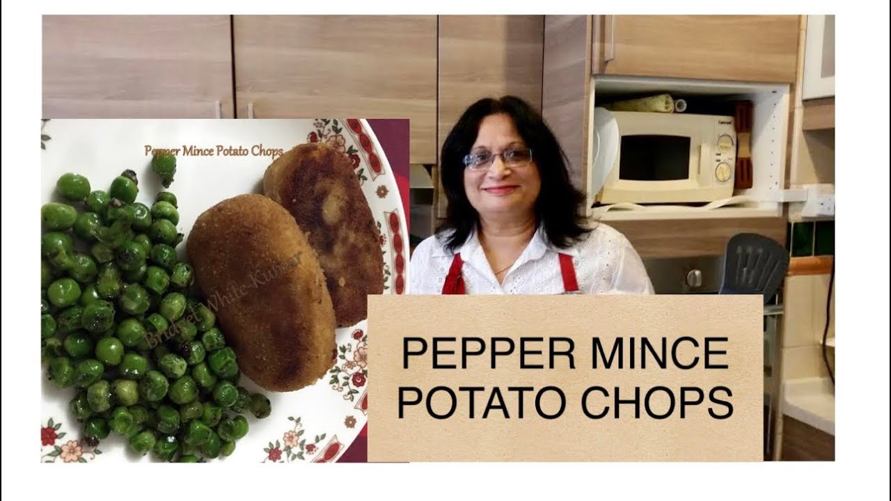 ANGLO-INDIAN PEPPER MINCE POTATO CHOPS / ANGLO-INDIAN POTATO CHOPS/ POTATO CHOPS/ PEPPER MINCE CHOPS