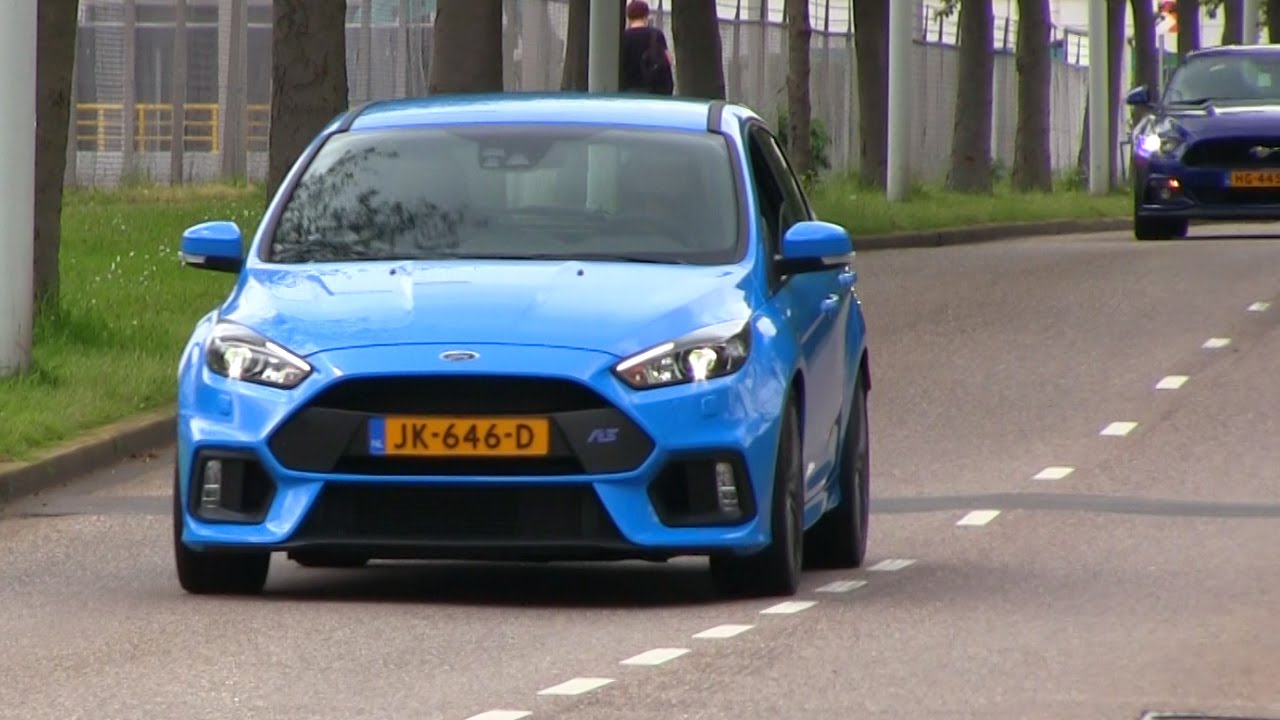 2016 Nitrous Blue Ford Focus RS | LOUD REVS + Accelerations