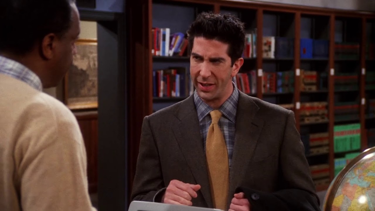 Friends HD - Ross goes to the library
