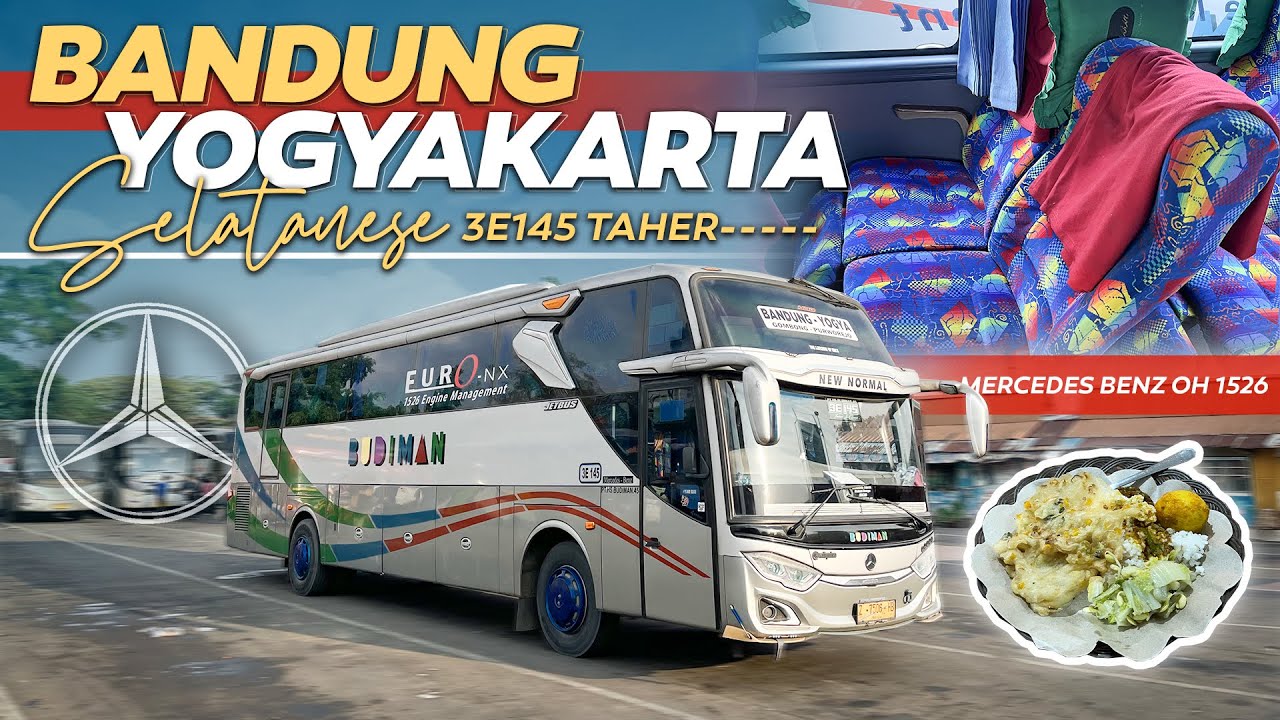 KELAS EXECUTIVE TERMURAH DIJALURNYA|Trip Naik Bus PO BUDIMAN 3E145 "TAHER" Bandung-Jogja via Selatan