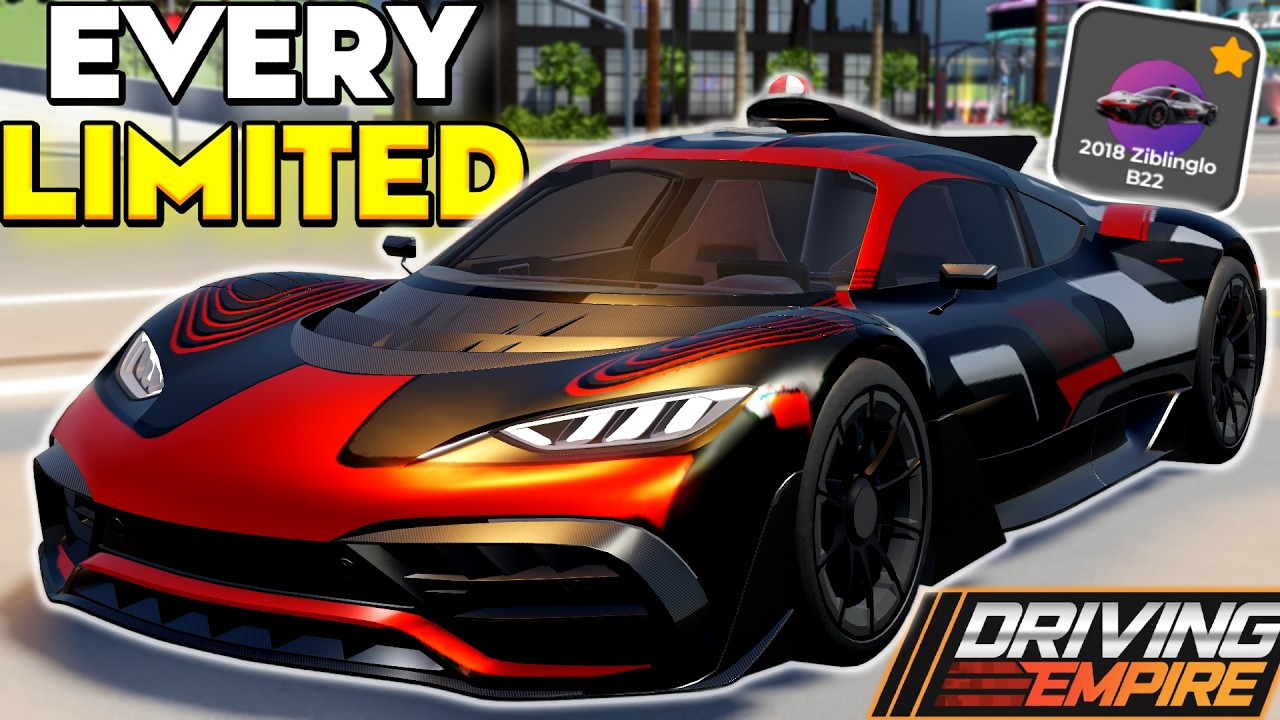 Every *LIMITED* IN Driving Empire From OLDEST To NEWEST (50+ Cars In Order) *2020-2024*