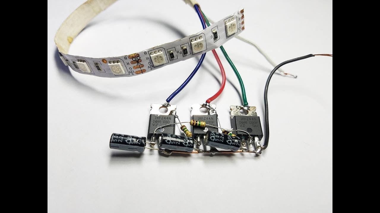 How to Make a Superb Effect RGB LED Strip Controller Circuit