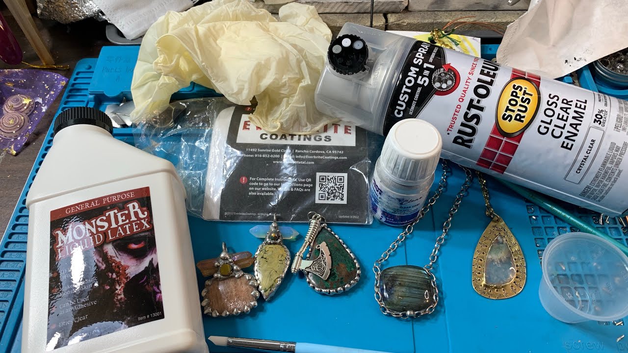 Эксперименты с различными герметиками для ювелирных изделий