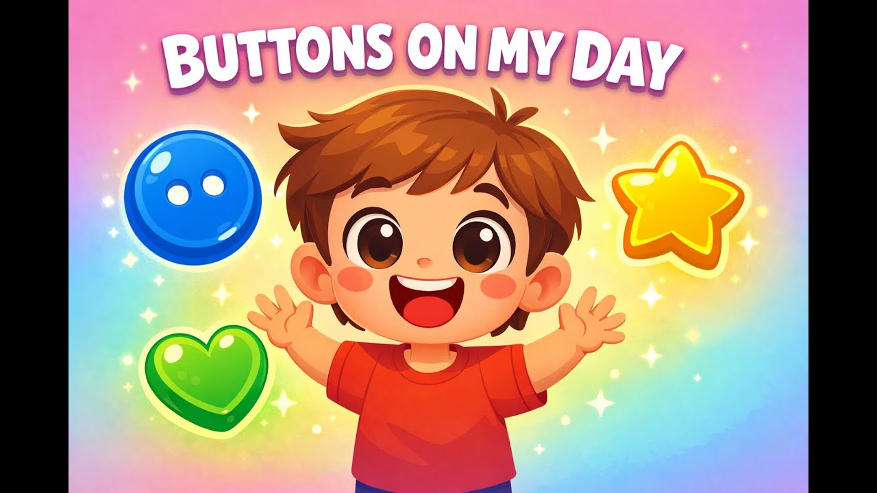 Buttons on my day Nursery rhymes for children with fun and entertaining plus educational