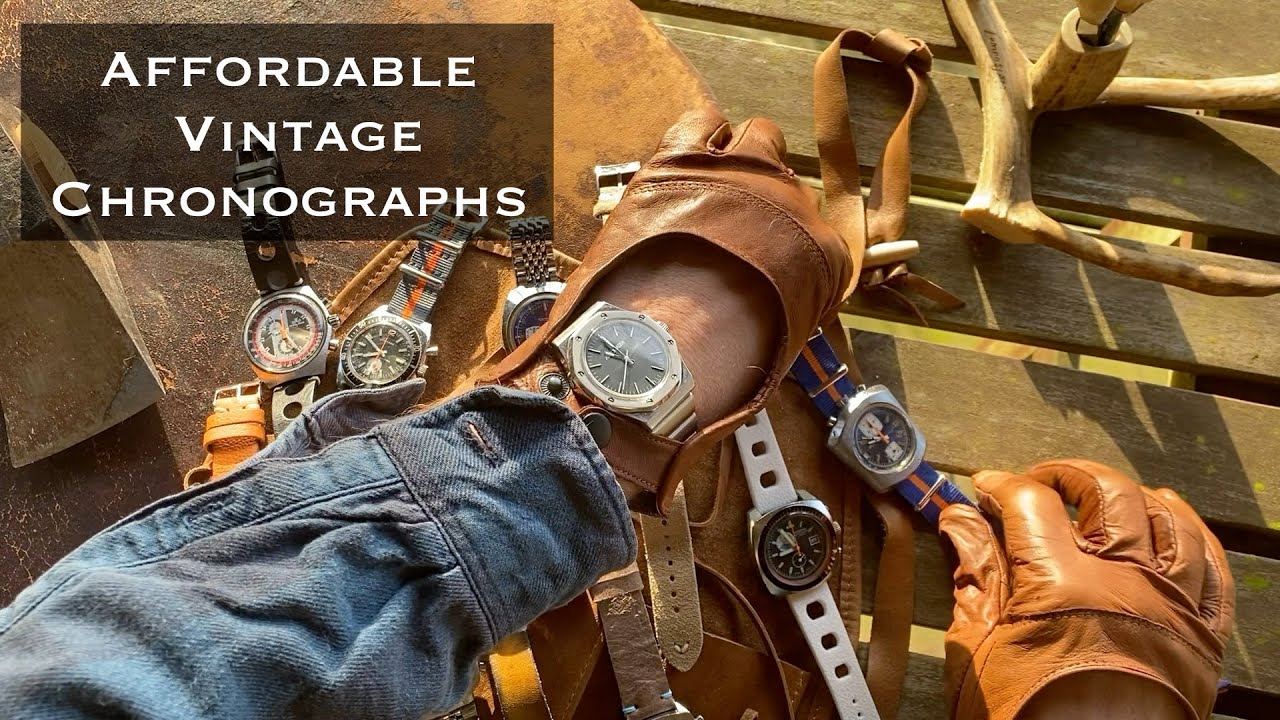 Vintage Chronograph Collection | Affordable Talking Watches | Not Rolex | Nivada | Cimier | Lanco