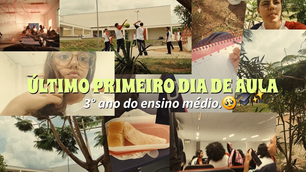 Ano de decisões: meu primeiro dia no 3º ano.🥹🎓✨