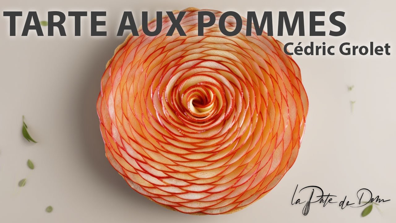 La tarte aux pommes façon Cédric Grolet (recette et technique)