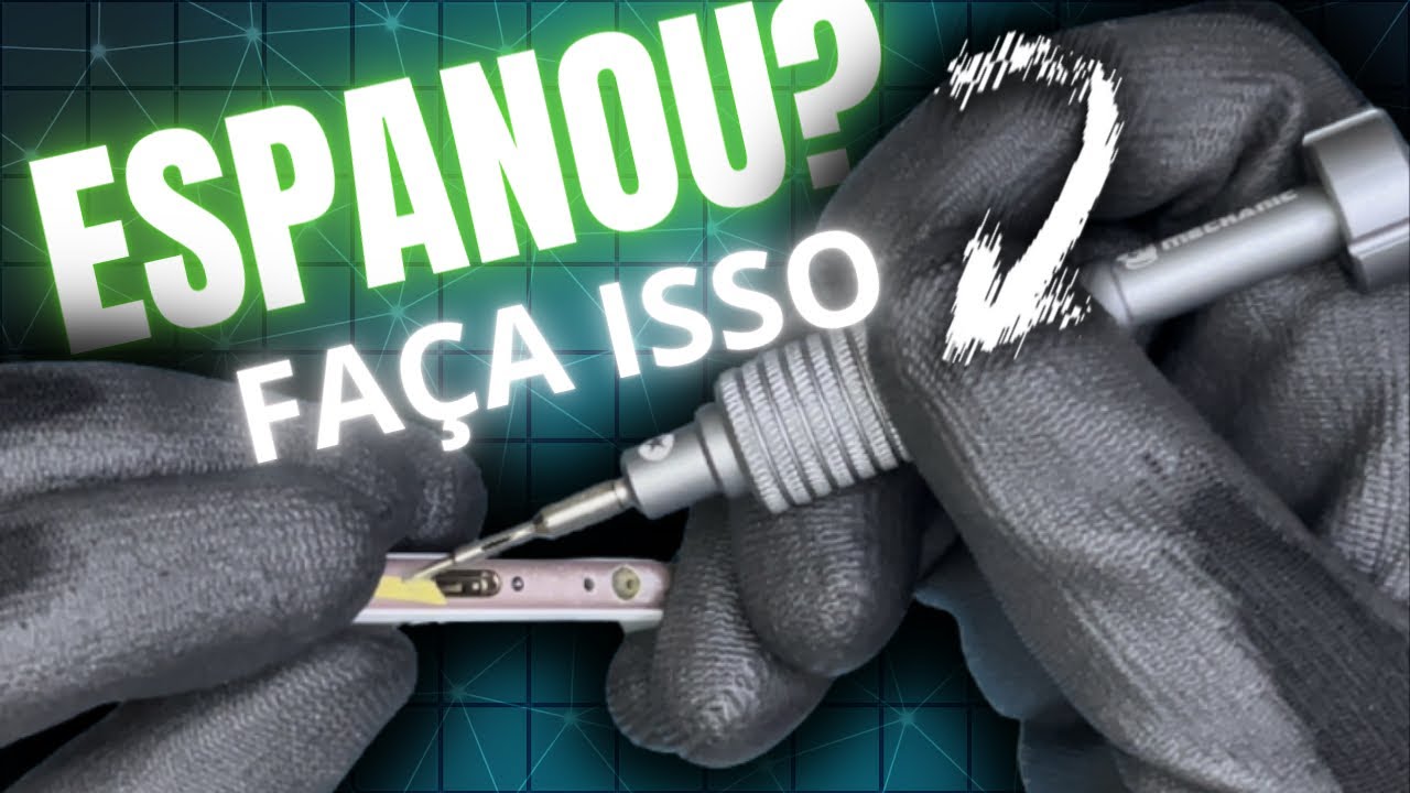Como Remover Parafuso Espanado de Qualquer Celular