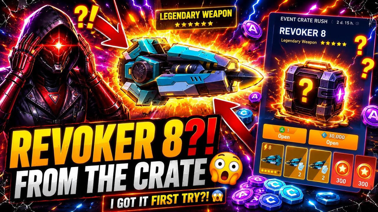 GOT REVOKER 8 FROM THE CRATE?! 😳 | Mech Arena Lucky Pull