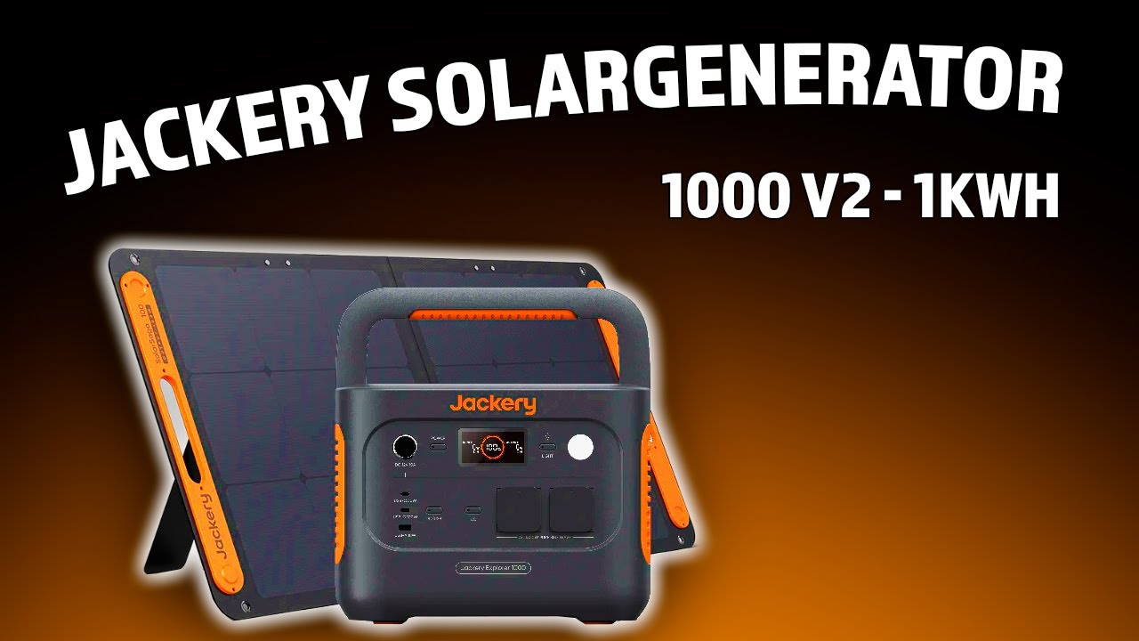 Jackery Solargenerator 1000 v2 unboxing