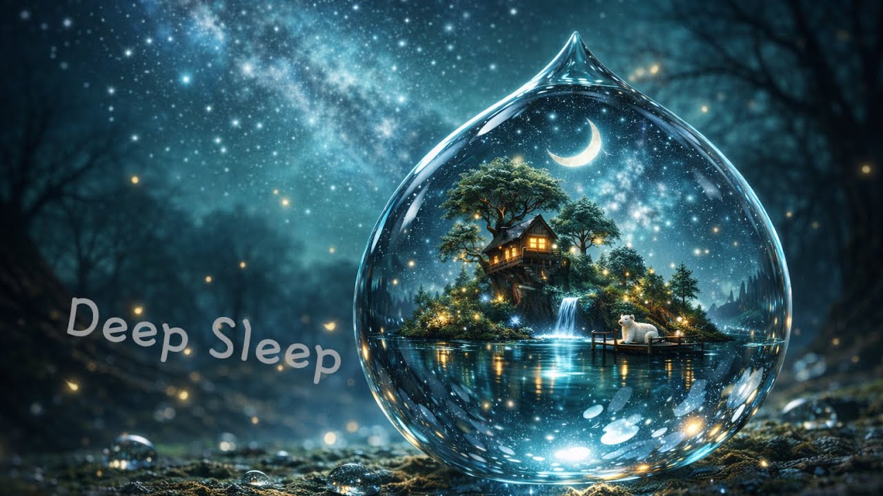 A Hidden Paradise Inside a Dew Drop | Deep Sleep Ambience