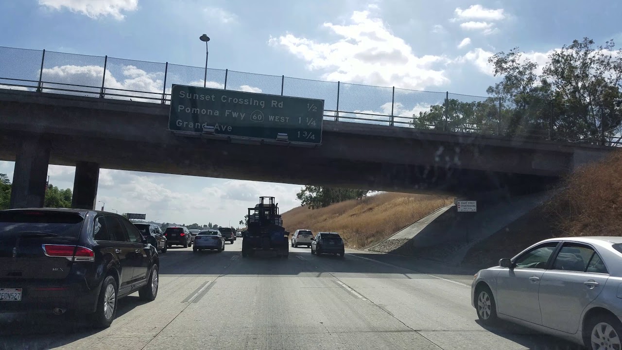 SR-57 Freeway South to Diamond Bar, California